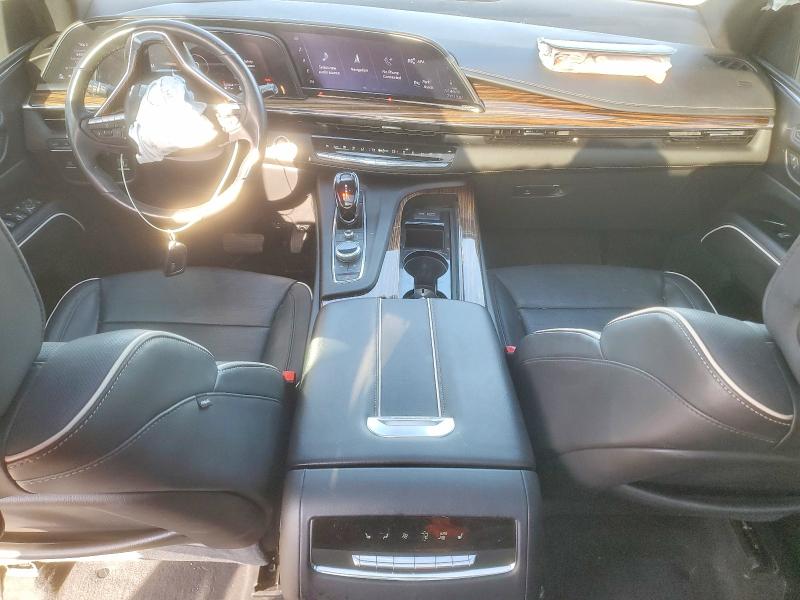 2021 Cadillac Escalade VIN 1GYS4BKL1MR400337 COPART salvage auction — FRONT END, Tx - Salvage Vehicle Title, sold $18,500 on 2026-07-09 (photo 8)