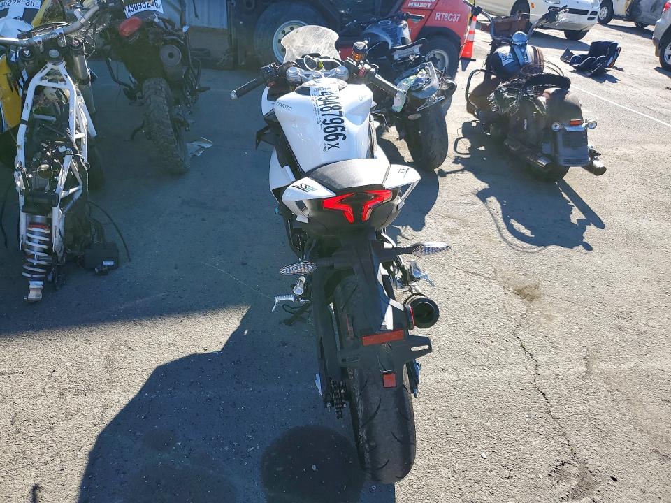 2024 Cf moto 450ss VIN LCEPESLAXR6029838 COPART salvage auction — FRONT END, CA - SALVAGE CERTIFICATE, sold $90 on 2026-07-16 (photo 4)