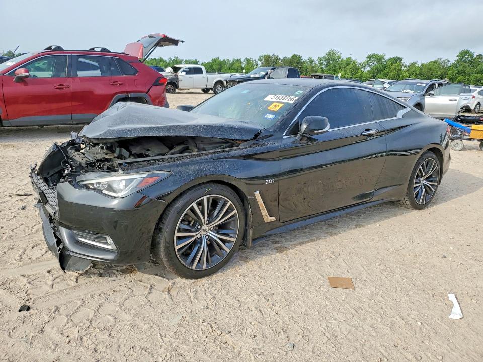 2018 Infiniti VIN JN1EV7EL5JM392750 COPART salvage auction — FRONT END, Tx - Salvage Vehicle Title, sold $2,600 on 2026-07-10 (photo 1)