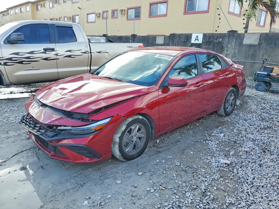 2025 Hyundai Elantra VIN KMHLL4DG1SU862976 COPART salvage auction — FRONT END, Fl - Cert Of Title Slvg Rebuildable, sold $4,300 on 2026-07-07 (photo 1)