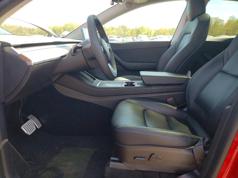 2022 Tesla Model y VIN 7SAYGDEF0NF309773 COPART salvage auction — REAR END, Salvage Title, sold $7,000 on 2026-07-14 (photo 7)