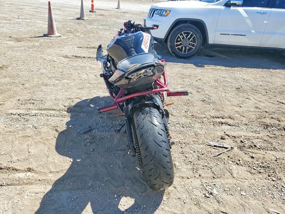 2013 Kawasaki VIN JKBZXJE15DA002732 COPART salvage auction — FRONT END, Nv - Salvage Title, sold $750 on 2026-07-07 (photo 4)
