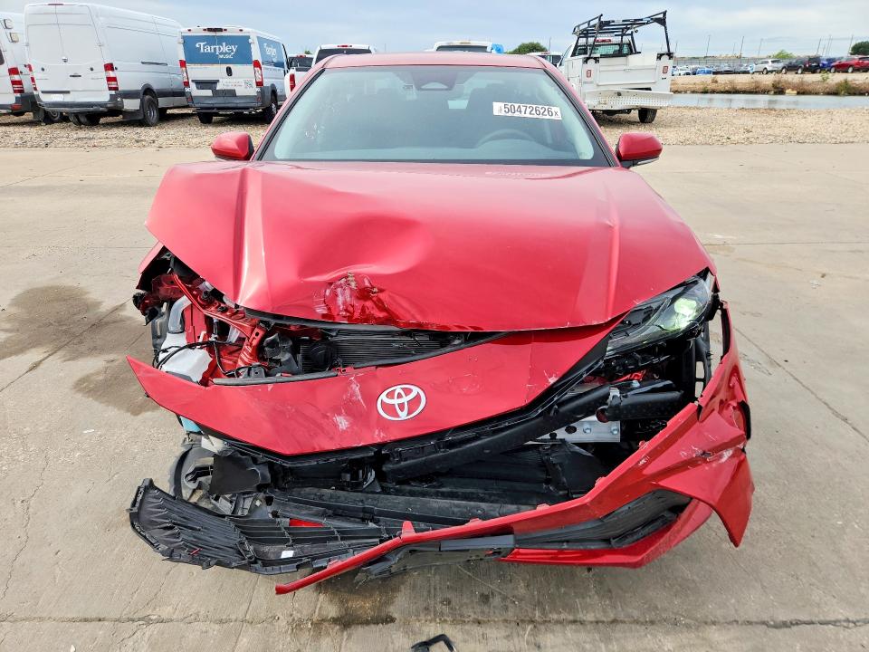 2025 Toyota Camry VIN 4T1DAACK9SU145708 COPART salvage auction — FRONT END, Tx - Certificate Of Title, sold $9,100 on 2026-07-09 (photo 5)