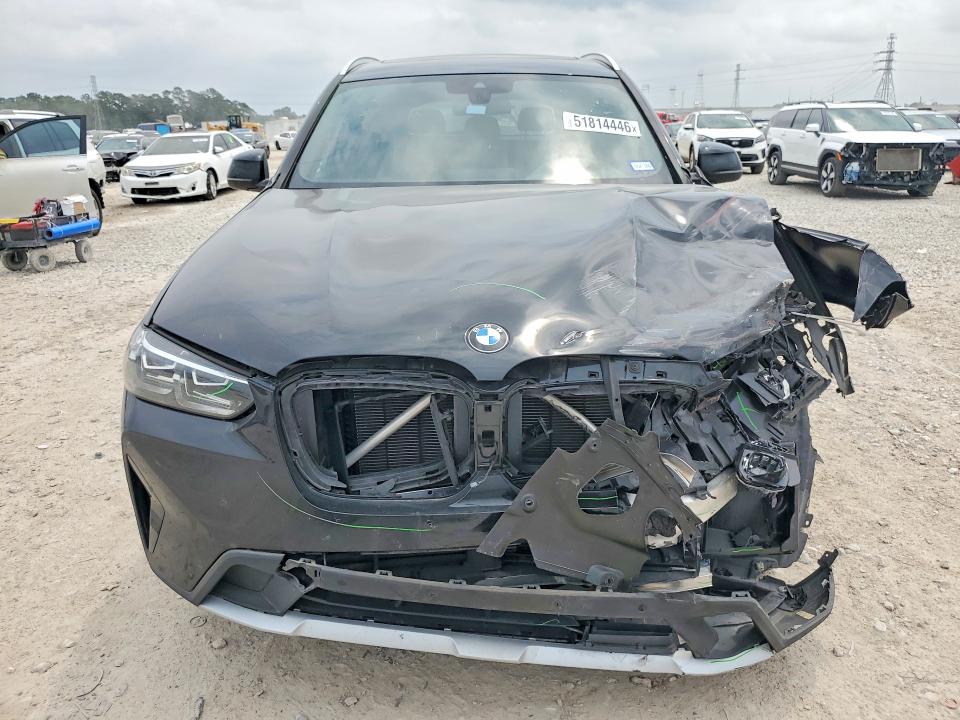 2024 BMW X3 VIN 5UX53DP00R9V52888 COPART salvage auction — FRONT END, Tx - Salvage Vehicle Title, sold $15,600 on 2026-07-10 (photo 5)