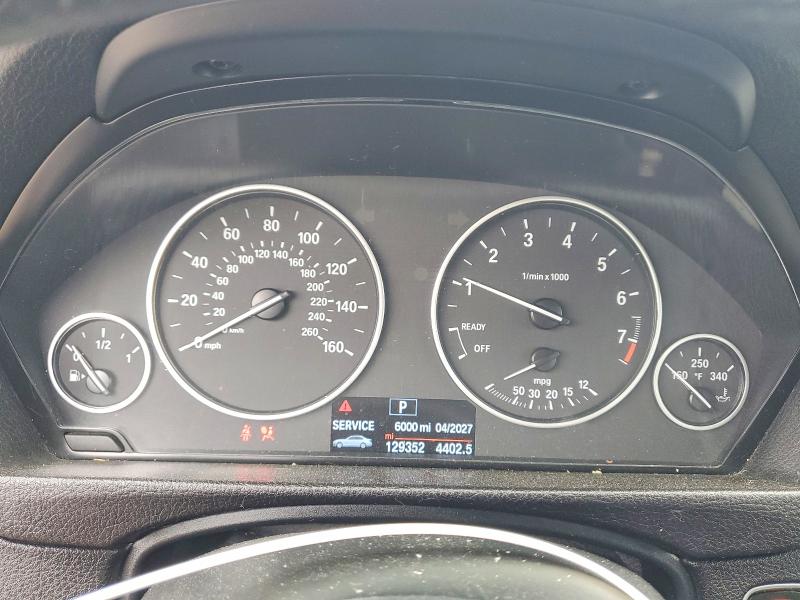 2016 BMW 3er VIN WBA8E5G5XGNT93082 COPART salvage auction — FRONT END, Id - Salvage Certificate Of Title, sold $800 on 2026-08-06 (photo 9)