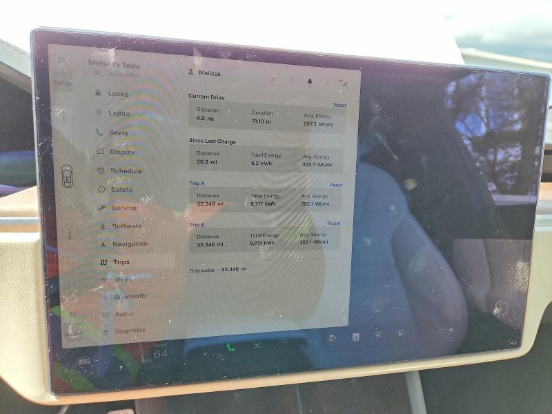 2023 Tesla Model x VIN 7SAXCBE54PF425337 COPART salvage auction — SIDE, Nj - Cert Of Title-Salvage, sold $35,500 on 2026-07-06 (photo 9)