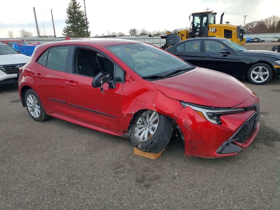2023 Toyota Corolla VIN JTND4MBE0P3209572 COPART salvage auction — FRONT END, Mn - Cert Of Title-Salvage, sold $5,300 on 2026-07-07 (photo 4)