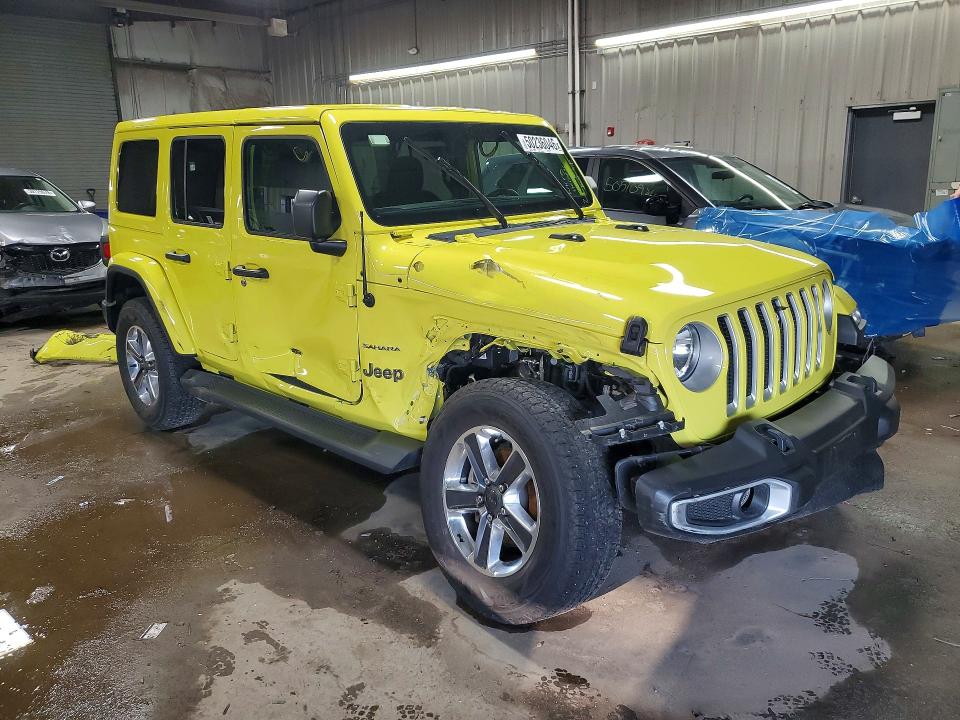 2022 Jeep Wrangler / VIN 1C4HJXEGXNW246332 COPART salvage auction — SIDE, Il - Salvage Certificate, sold $10,400 on 2026-07-09 (photo 4)