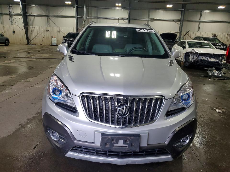 2015 Buick Encore VIN KL4CJGSB8FB083640 COPART salvage auction — HAIL, Mn - Cert Of Title-Prior Salvage, sold $3,800 on 2026-07-07 (photo 5)
