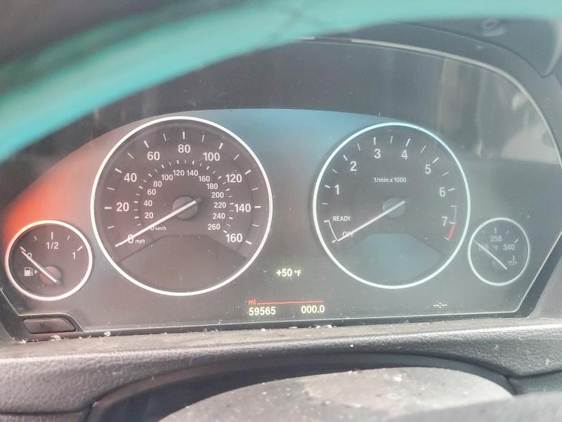 2018 BMW 3er VIN WBA8A3C54JA499595 COPART salvage auction — FRONT END, Or - Certificate Of Title, sold $800 on 2026-07-22 (photo 9)