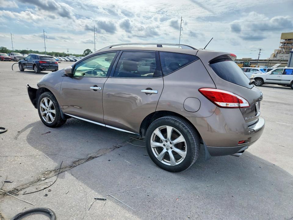 2014 Nissan Murano VIN JN8AZ1MU8EW417761 COPART salvage auction — FRONT END, La - Cert Of Title-Salvage, sold $450 on 2026-07-29 (photo 2)