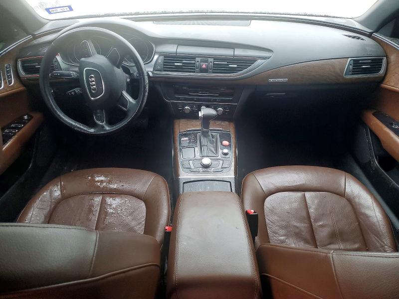 2013 Audi A7 VIN WAUYGAFC4DN052825 COPART salvage auction — REAR END, Tx - Salvage Vehicle Title, sold $600 on 2026-07-09 (photo 8)