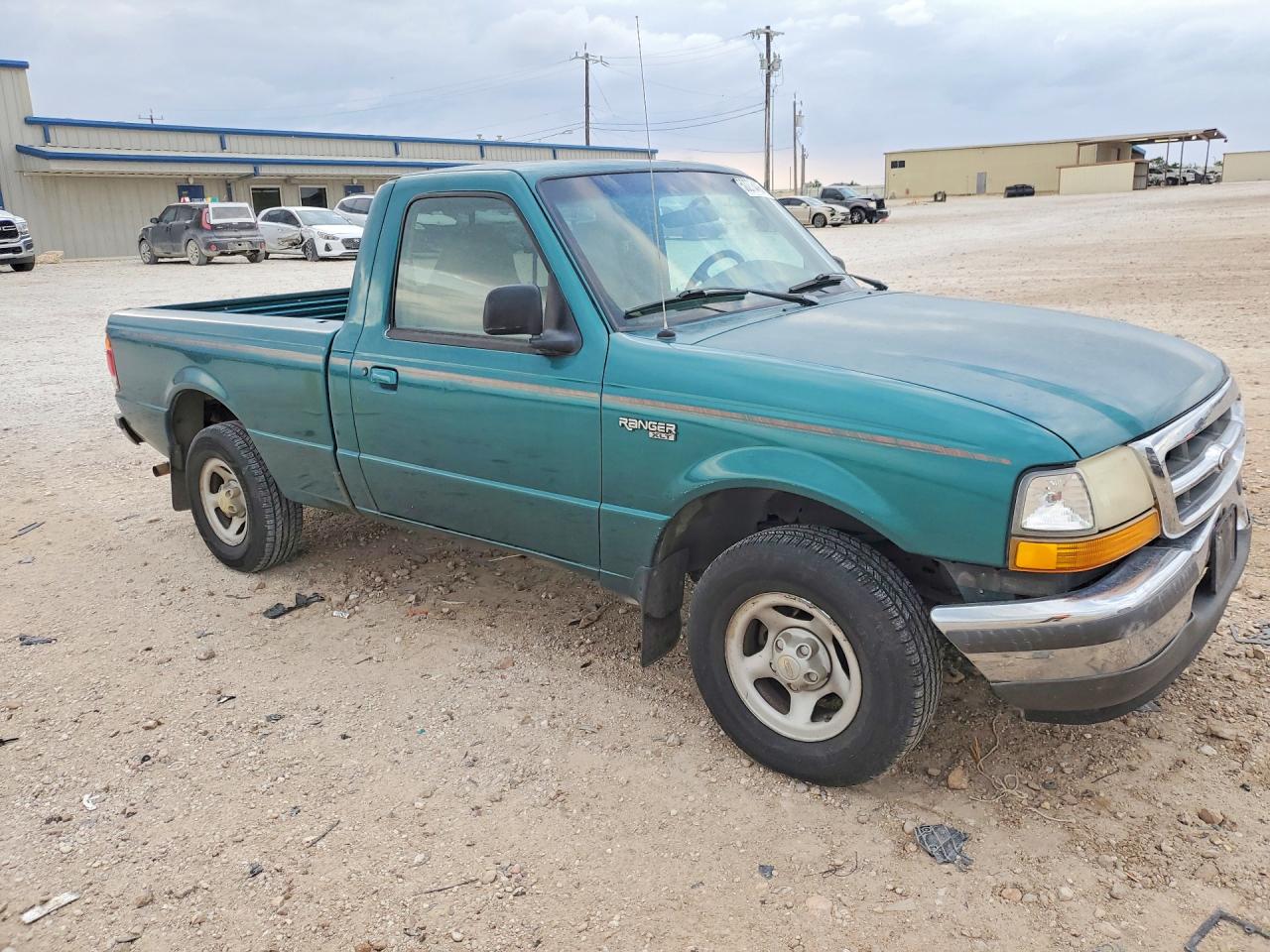 1998 Ford Ranger VIN 1FTYR10C5WUD12843 COPART salvage auction — Front End, TX - SALVAGE VEHICLE TITLE, sold $1,700 on 2026-07-02 (photo 4)