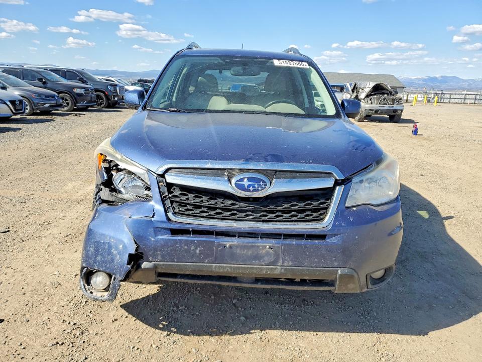 2014 Subaru Forester VIN JF2SJAHCXEH467575 COPART salvage auction — FRONT END, Mt - Salvage Certificate Of A Vehic, sold $1,550 on 2026-07-14 (photo 5)