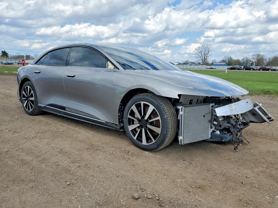2024 Lucid motors Air VIN 50EA1TEA6RA004674 COPART salvage auction — FRONT END, OH - CERT OF TITLE-SALVAGE (P), sold $4,600 on 2026-07-27 (photo 4)