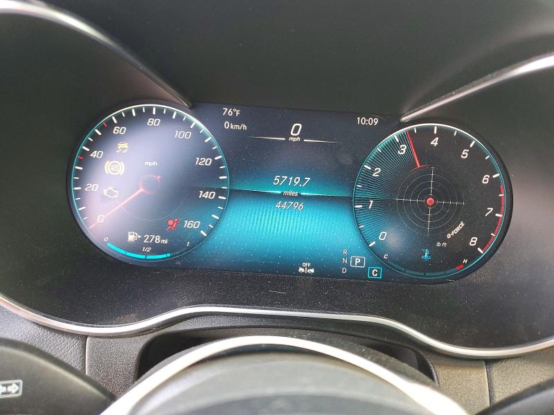 2021 Mercedes-benz Glc VIN W1N0G8DB8MF868569 COPART salvage auction — REAR END, Ut - Salvage Certificate, sold $13,700 on 2026-07-09 (photo 9)