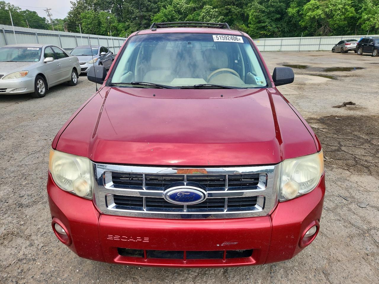 2008 Ford Escape VIN 1FMCU03118KB50135 COPART salvage auction — Minor Dent/Scratches, LA - CERT OF TITLE-SALVAGE (P), sold $650 on 2026-07-08 (photo 6)