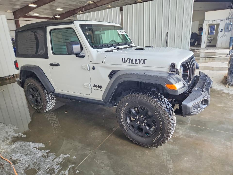 2021 Jeep Wrangler / VIN 1C4GJXAN5MW756585 COPART salvage auction — MINOR DENT/SCRATCHES, Ga - Certificate Of Title, sold $20,500 on 2026-07-02 (photo 4)