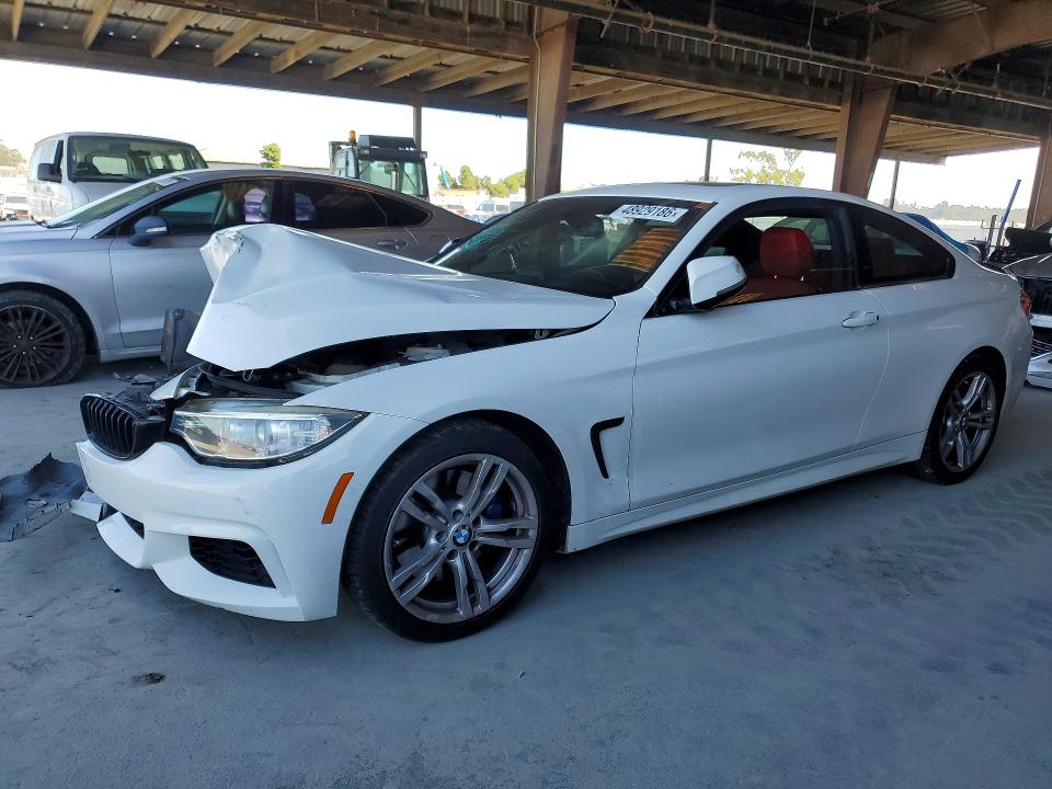 2014 BMW 4 series VIN WBA3N3C5XEF712668 COPART salvage auction — FRONT END, Ca - Salvage Certificate, sold $1,550 on 2026-08-13 (photo 1)