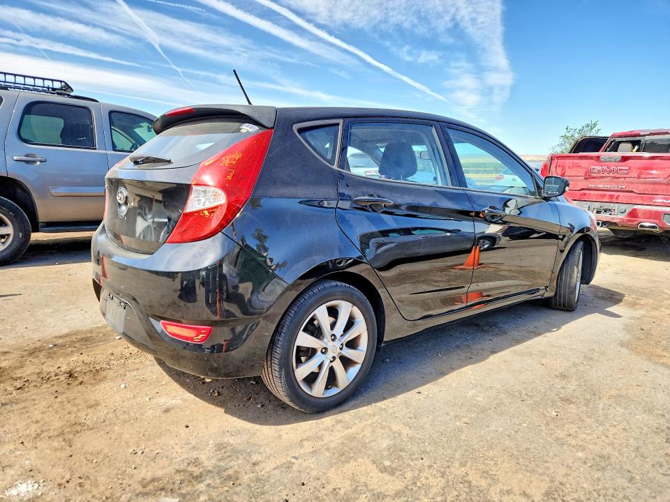 2012 Hyundai Accent VIN KMHCU5AEXDU061424 COPART salvage auction — FRONT END, Nm - Cert Of Title-Salvage, sold $725 on 2026-07-13 (photo 3)