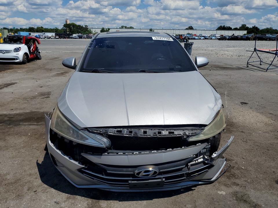 2020 Hyundai Elantra VIN KMHD84LF2LU009549 COPART salvage auction — FRONT END, FL - CERTIFICATE OF DESTRUCTION, sold $1,600 on 2026-07-27 (photo 5)