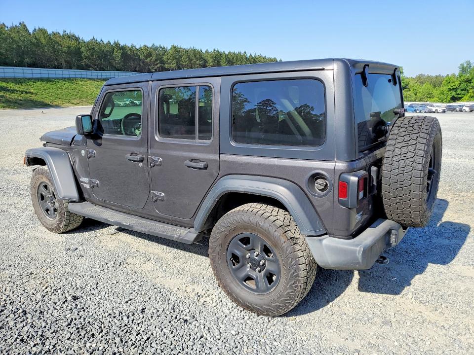 2019 Jeep Wrangler unlimited VIN 1C4HJXDGXKW599389 COPART salvage auction — FRONT END, Nc - Salvage Certificate Of Title, sold $8,900 on 2026-07-02 (photo 2)