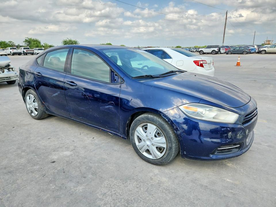 2013 Dodge Dart VIN 1C3CDFAH8DD306116 COPART salvage auction — SIDE, Tx - Bonded Title - Salvage, sold $600 on 2026-07-09 (photo 4)