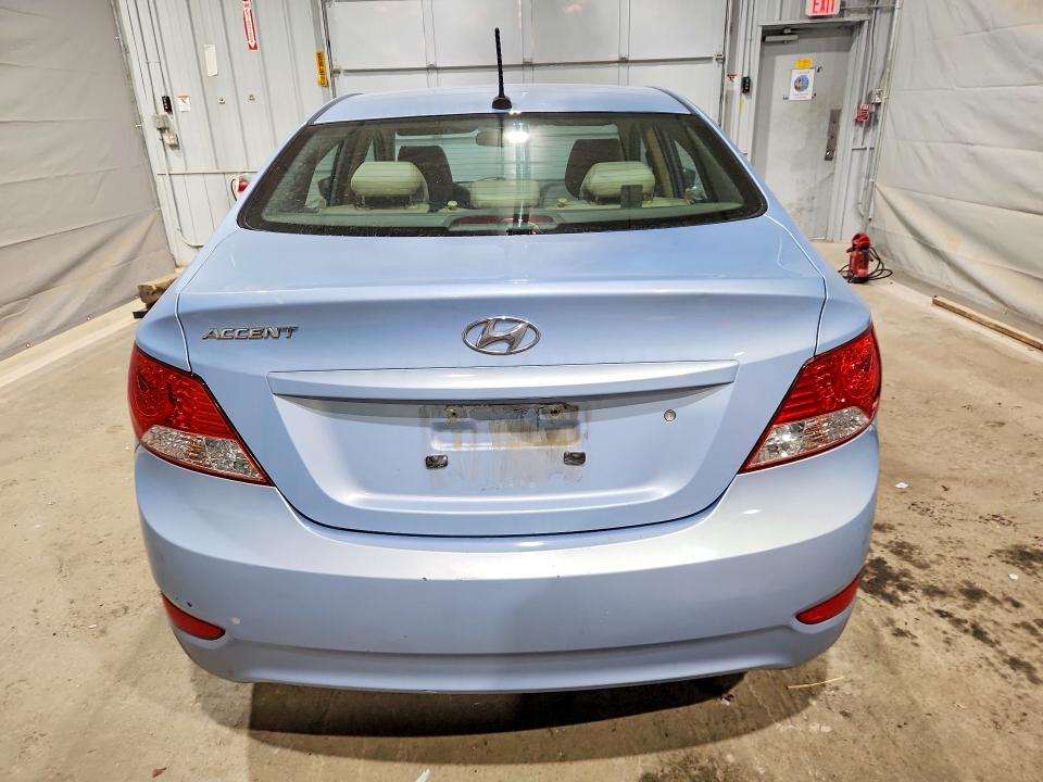 2014 Hyundai Accent VIN KMHCT4AE9EU720351 COPART salvage auction — FRONT END, NH - CERT OF TITLE-SALVAGE, sold $325 on 2026-07-02 (photo 6)