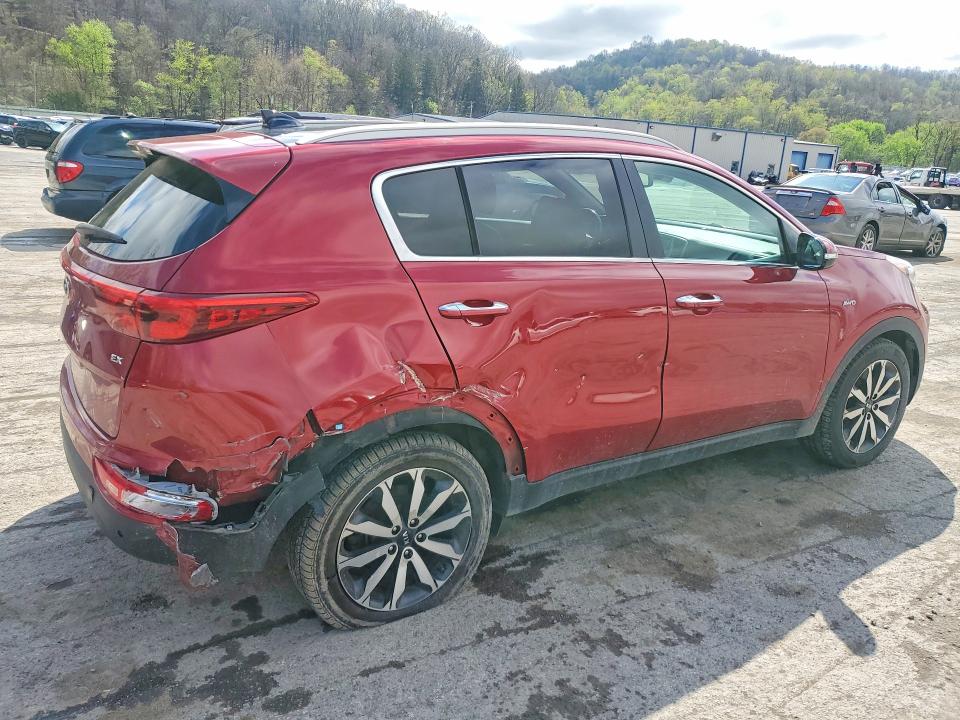 2017 Kia Sportage VIN KNDPNCACXH7152235 COPART salvage auction — SIDE, Oh - Certificate Of Title, sold $2,750 on 2026-07-16 (photo 3)