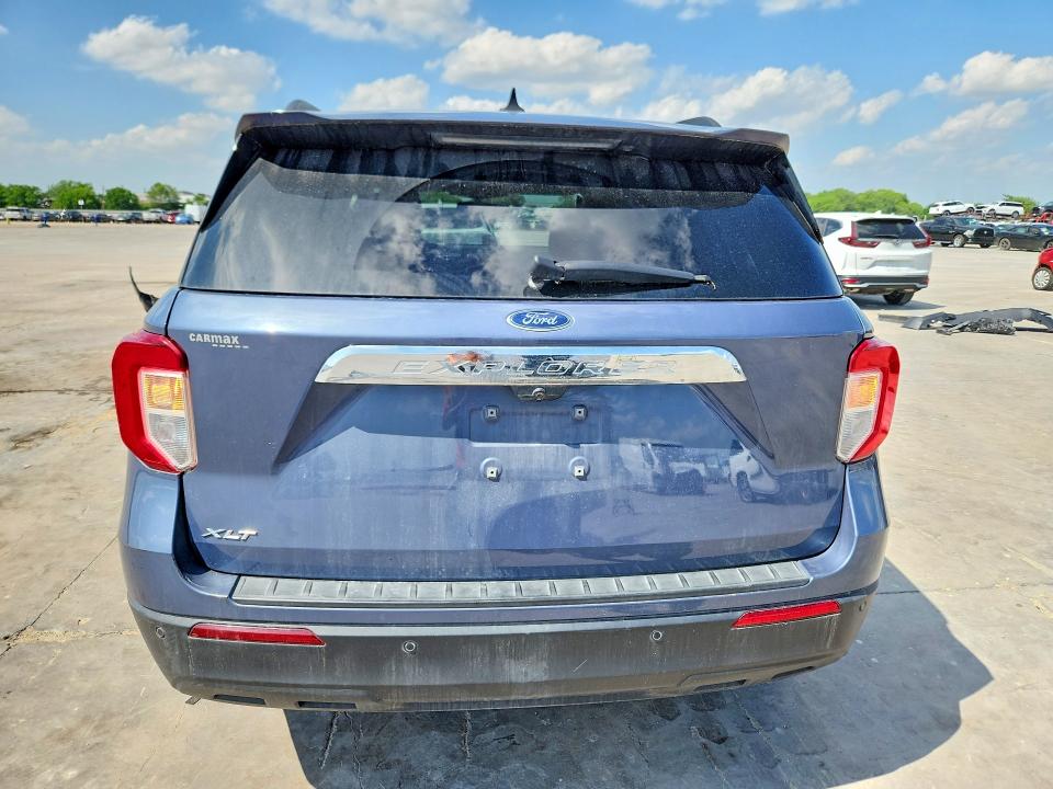 2021 Ford Explorer VIN 1FMSK7DH6MGA52303 COPART salvage auction — FRONT END, Tx - Certificate Of Title, sold $4,950 on 2026-07-02 (photo 6)