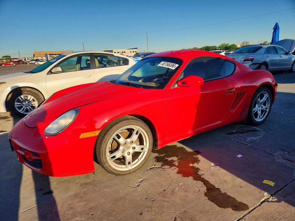 2008 Porsche Cayman VIN WP0AA29868U760220 COPART salvage auction — NORMAL WEAR, Nj - Certificate Of Title, sold $7,200 on 2026-07-20 (photo 1)