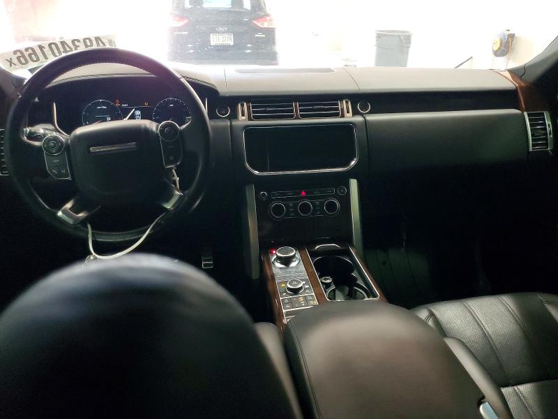 2016 Land rover RANGE ROVER VIN SALGS3EF5GA282897 COPART salvage auction — NORMAL WEAR, Va - Certificate Of Title (P), sold $9,000 on 2026-07-02 (photo 8)