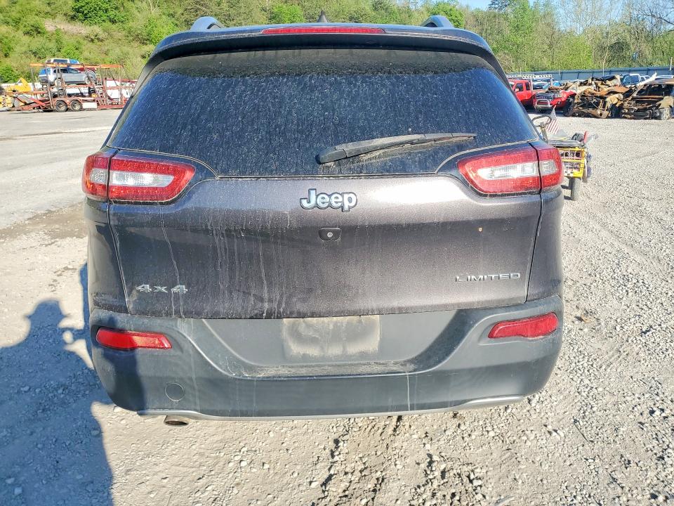2016 Jeep Cherokee VIN 1C4PJMDB0GW186838 COPART salvage auction — FRONT END, Oh - Cert Of Title-Salvage, sold $600 on 2026-07-02 (photo 6)
