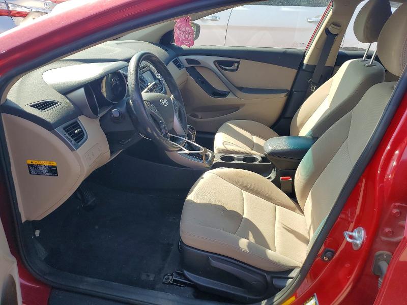 2015 Hyundai Elantra VIN KMHDH4AE0FU300419 COPART salvage auction — FRONT END, Md - Cert Of Salvage > 75% Damage, sold $800 on 2026-07-07 (photo 7)