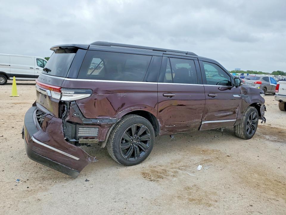 2024 Lincoln Navigator VIN 5LMJJ3TG3REL07604 COPART salvage auction — ALL OVER, Tx - Salvage Vehicle Title, sold $19,000 on 2026-07-23 (photo 3)