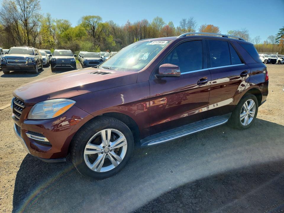 2015 Mercedes-benz Ml-class VIN 4JGDA5HB1FA547374 COPART salvage auction — SIDE, CT - CERTIFICATE OF TITLE, sold $8,200 on 2026-07-27 (photo 1)