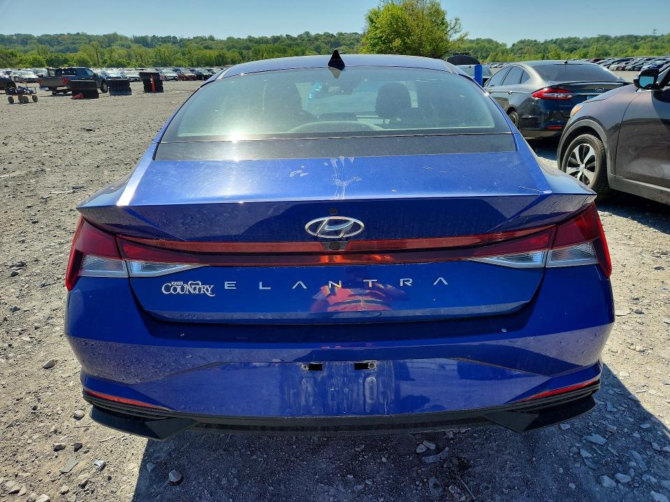 2021 Hyundai Elantra VIN 5NPLM4AG7MH026317 COPART salvage auction — UNDERCARRIAGE, KY - BILL OF SALE/PART ONLY/NO TITL, sold $2,100 on 2026-07-23 (photo 6)