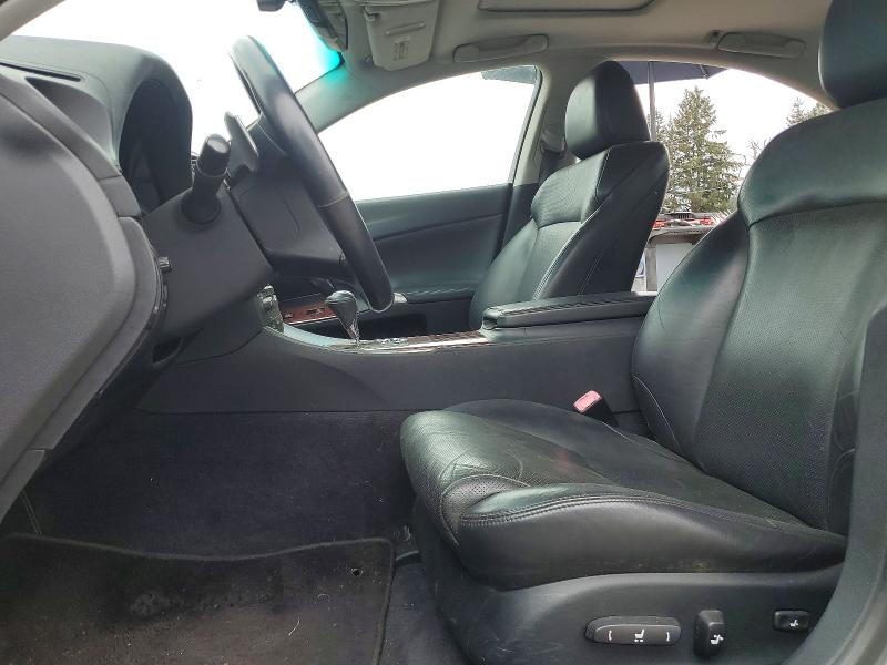 2007 Lexus Is 250 VIN JTHBK262X72049744 COPART salvage auction — FRONT END, Wa - Aff In Lieu Of Title - Rebuilt, sold $175 on 2026-07-31 (photo 7)