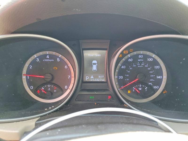 2015 Hyundai Santa fe VIN KM8SM4HFXFU089005 COPART salvage auction — FRONT END, Pa - Cert Of Title, sold $1,750 on 2026-07-09 (photo 9)