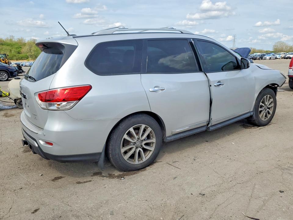 2014 Nissan Pathfinder VIN 5N1AR2MM5EC646512 COPART salvage auction — FRONT END, Il - Salvage Certificate, sold $400 on 2026-07-03 (photo 3)
