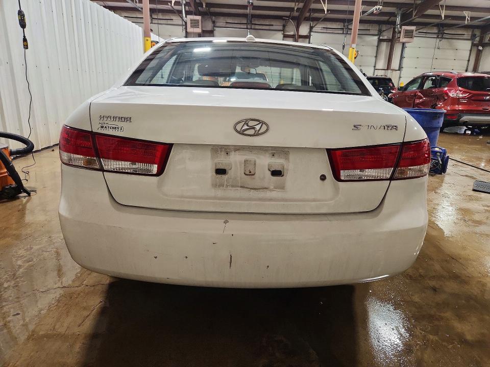 2007 Hyundai Sonata VIN 5NPET46C57H260087 COPART salvage auction — FRONT END, Pa - Certificate Of Salvage, sold $400 on 2026-07-02 (photo 6)