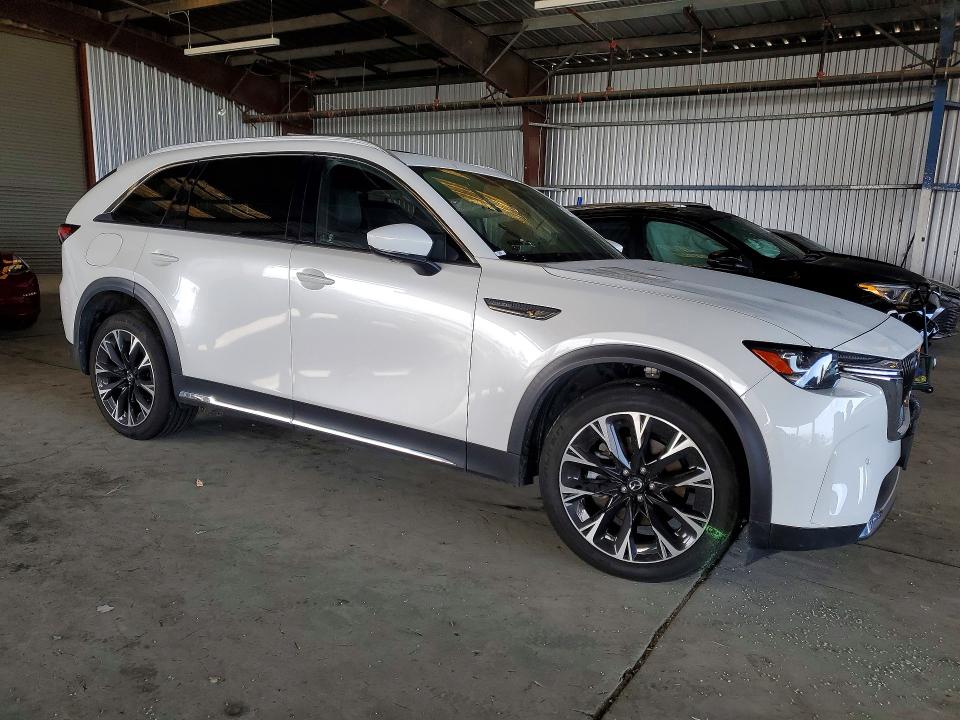 2024 Mazda Cx-90 VIN JM3KKEHA8R1158680 COPART salvage auction — SIDE, Ca - Salvage Certificate, sold $12,400 on 2026-07-02 (photo 4)