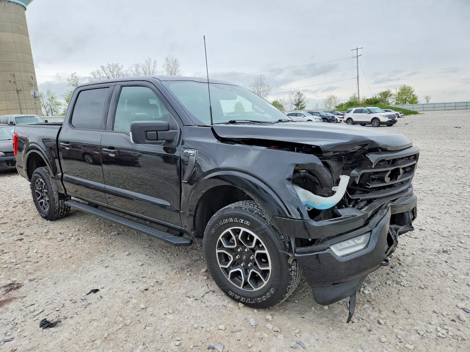2022 Ford F-150 VIN 1FTEW1EP5NFB31803 COPART salvage auction — FRONT END, Mi - Cert Of Title-Salvage Vehicle, sold $12,800 on 2026-07-02 (photo 4)