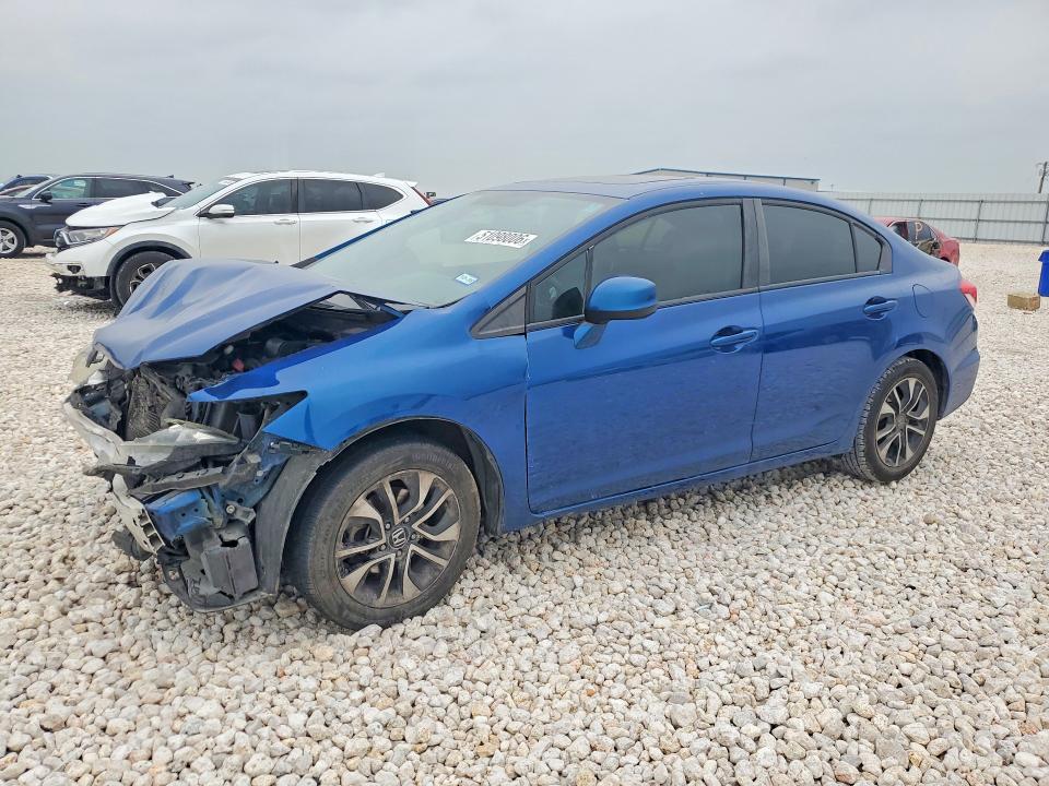 2013 Honda Civic VIN 19XFB2F86DE016424 — COPART salvage auction photo