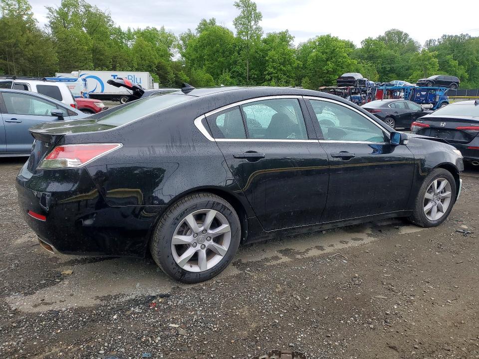 2014 Acura Tl VIN 19UUA8F58EA001691 COPART salvage auction — FRONT END, Md - Cert Of Salvage > 75% Damage, sold $1,650 on 2026-07-02 (photo 3)