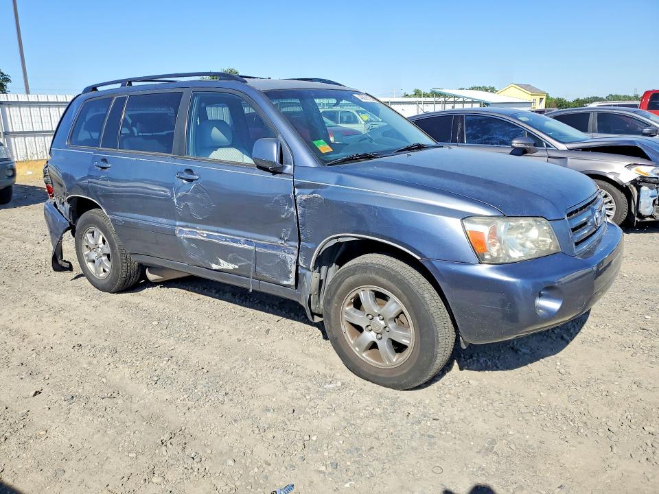2006 Toyota Highlander VIN JTEEP21A660138490 COPART salvage auction — REAR END, CA - SALVAGE CERTIFICATE, sold $700 on 2026-07-14 (photo 4)