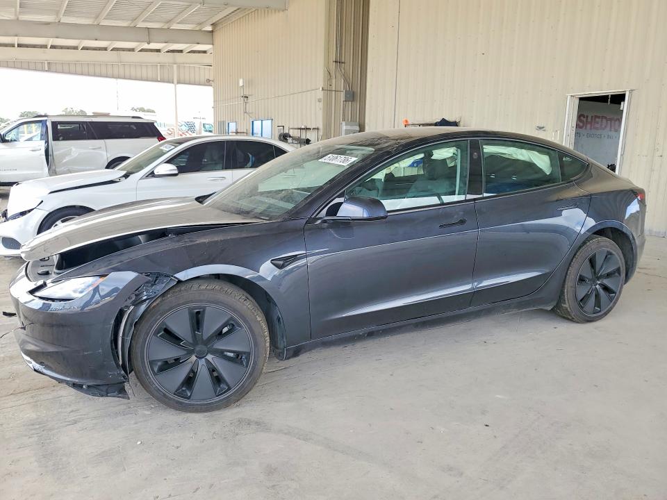 2025 Tesla Model 3 VIN 5YJ3E1EA0SF030111 COPART salvage auction — FRONT END, Salvage Title, sold $12,800 on 2026-07-22 (photo 1)