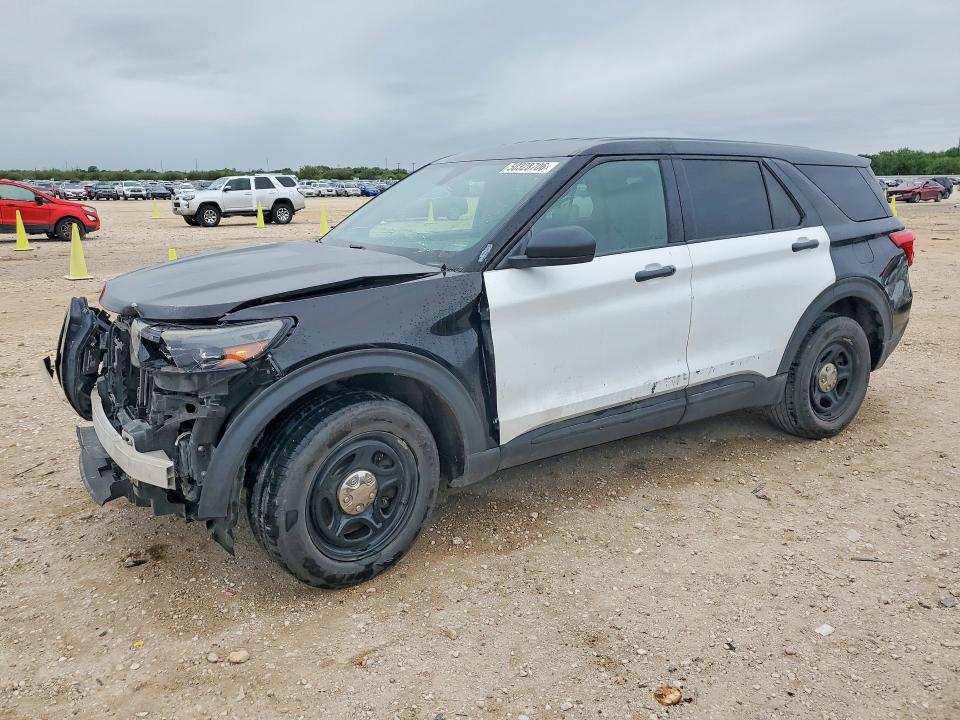 2020 Ford Explorer VIN 1FM5K8AB0LGB85074 COPART salvage auction — FRONT END, Tx - Salvage Vehicle Title, sold $2,850 on 2026-07-09 (photo 1)