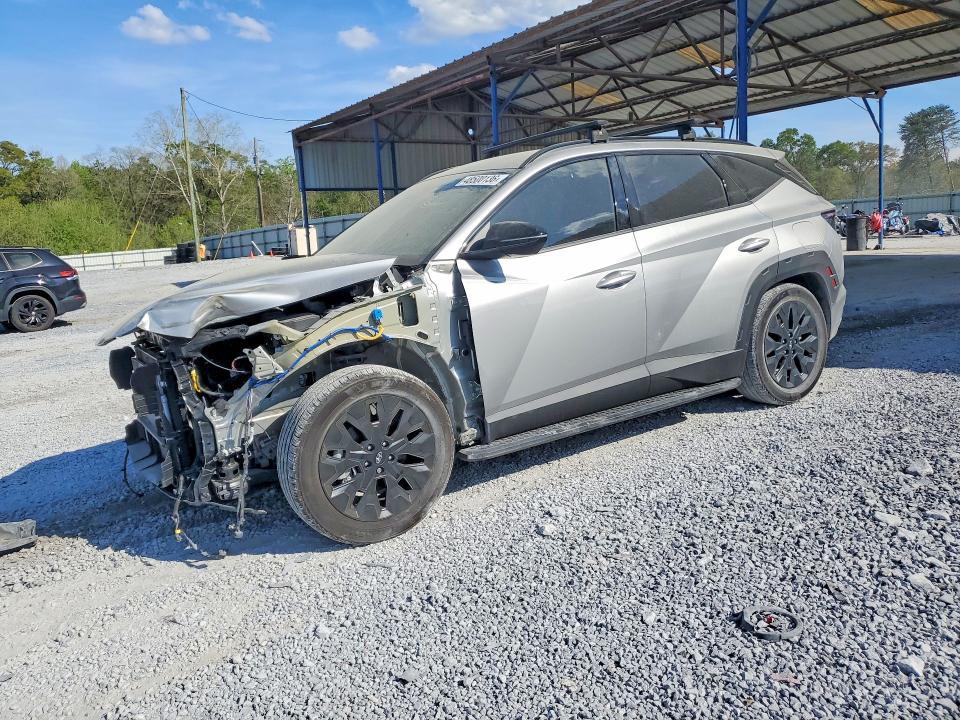 2024 Hyundai Tucson VIN KM8JF3DE4RU327108 COPART salvage auction — FRONT END, Ga - Cert Of Title-Salvage, sold $7,700 on 2026-07-02 (photo 1)