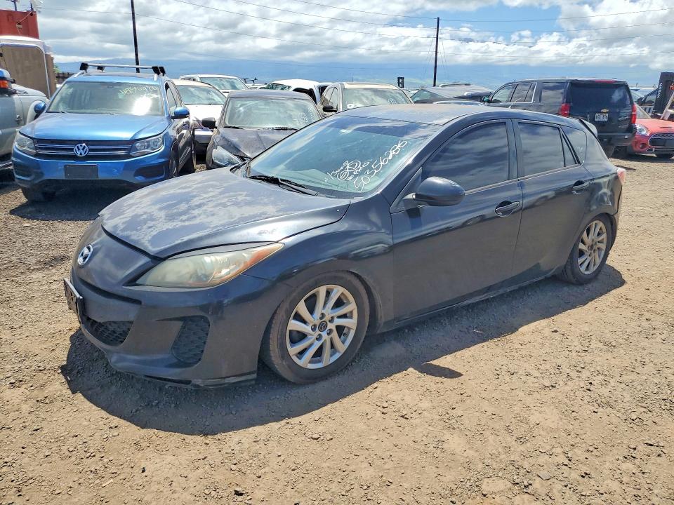2013 Mazda 3 VIN JM1BL1L73D1753326 COPART salvage auction — REAR END, Hi - Bill Of Sale - Parts Only, sold $1 on 2026-07-29 (photo 1)